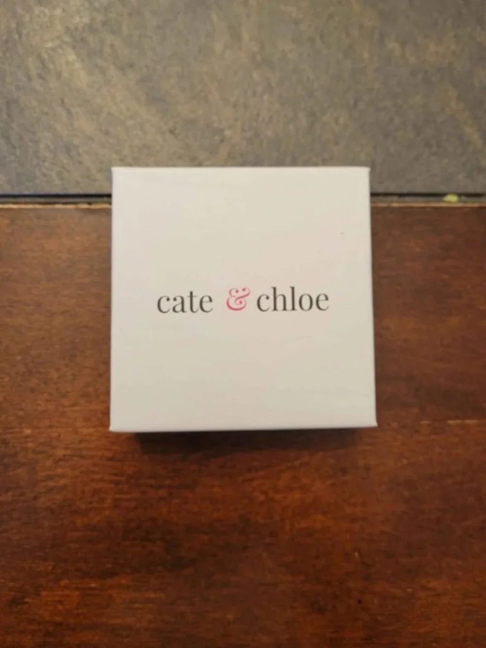 NEW Cate and Chloe 18k White Gold Plated Stud Earrings